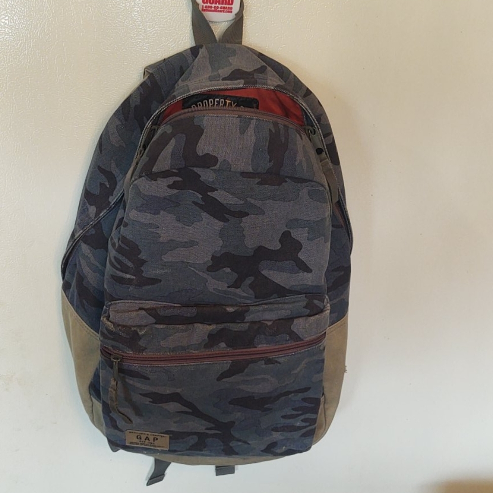 Gap Backpack Vtg. Blue Camo